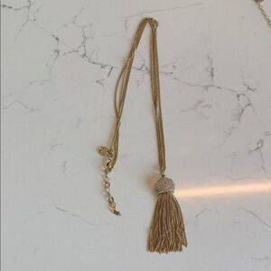 Lilly Pulitzer Gold Tassel Necklace